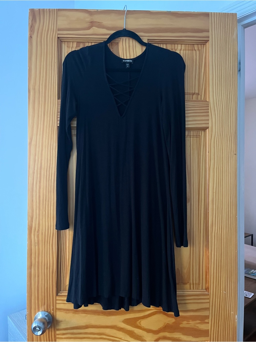 Express Black Mini Dress